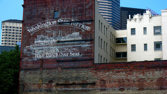 Interurban Building (Ghost Signs Seattle) 