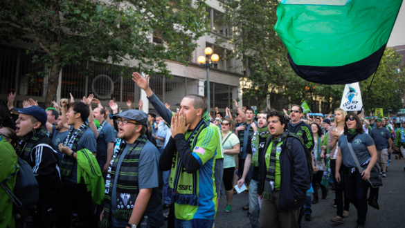 Sounders March to the Match